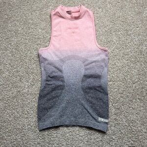 Gymshark High Neck Ombre Seamless Tank